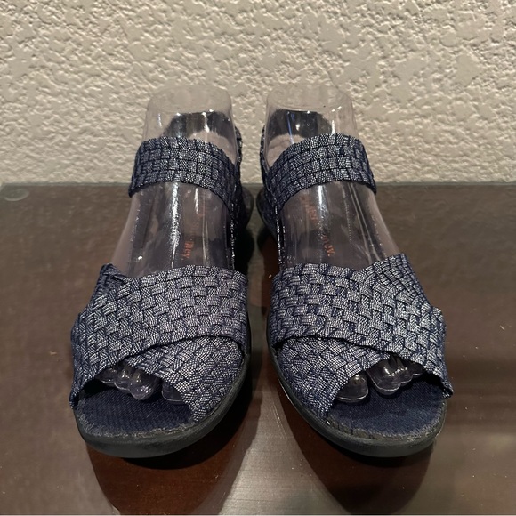 Bernie Mev Blue Denim Balmy Sandals - Picture 2 of 14